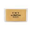 IMPRINTED Gold Basic Microfiber Cloth-In-Case (100 per box / Minimum order - 5 boxes)